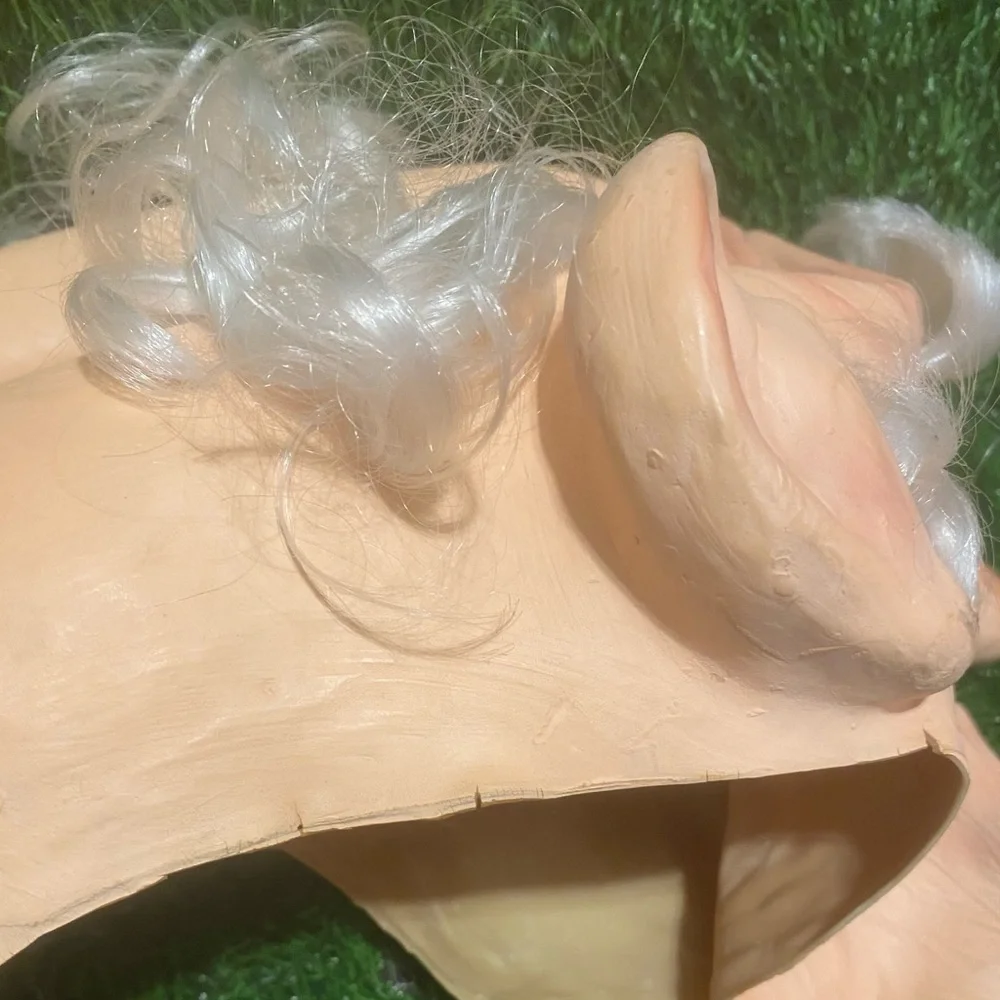 2016 dirty old man Halloween mask/100th day of school little wear in pics